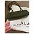 Alaïa Teckel Small Borsa in scamosciato e pelle Goa lucida - Verde Oliva - vista 10