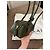 Alaïa Teckel Small Borsa in scamosciato e pelle Goa lucida - Verde Oliva - vista 14