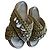 Sandali Inuikii intrecciati con strass Cachi