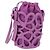 Borsa Loewe Anagram Inflated in tela e silicone Porpora