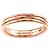 Anello Alliance Louis Vuitton Epi in Oro Rosa 18K - Ansicht 2
