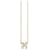 Hermès Colar Hermes Mini Pop H Branco Dourado  - vista 1