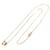 Hermès Colar Hermes Mini Pop H Branco Dourado  - vista 3