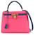 Hermès Borsa Hermes Kelly 28 Rosa Blu
