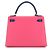 Hermès Borsa Hermes Kelly 28 Rosa Blu - vista 2