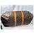 Louis Vuitton Keepall Monogram Canvas 55 Castaño - vista 3