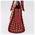 Fendi Studded Handle canvas Rot - Ansicht 4