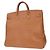 Hermès Hermes HAC Birkin Black Fjord con Hardware Palladium 32 Marrone - vista 2