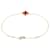 Bracelet Sweet Alhambra de Van Cleef & Arpels Rouge Doré  - vue 2