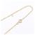Van Cleef & Arpels Papillon Emerald Diamond Necklace Golden Green  - view 4