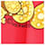Hermès Sciarpa Hermes Carre 90 Kosmima Rosso Multicolore Giallo - vista 2