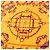 Hermès Foulard Carré 90 Hermes Mors et Gourmettes Rosso Multicolore Giallo - vista 4