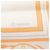 Sciarpa Carré 90 Oeillets Sauvages Hermès Bianco Multicolore Arancione - vista 2