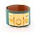 Hermès Bracciale Collier de Chien Malachite Hermes D'oro Verde