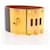 Hermès Hermes Kelly Dog Extreme Armreif Braun Golden  - Ansicht 3