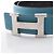 Hermès Hermes Constance Reversibler H-Gürtel Schwarz Silber Blau - Ansicht 2