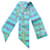 Hermès Sciarpa Twilly Hermes Brides de Gala Multicolore Verde  - vista 1