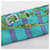 Hermès Sciarpa Twilly Hermes Brides de Gala Multicolore Verde  - vista 6