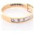 Hermès Hermes Mini Click Chaine d'Ancre Funny Ice Cream Bangle Blanco Multicolor Dorado  - vista 8
