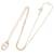 Hermès Hermes Farandole 18K Pink Gold Necklace Golden  - view 2