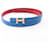 Hermès Cinturón Hermes Mini Constance de cuero reversible Roja Azul  - vista 6