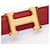 Hermès Cinturón Hermes Mini Constance de cuero reversible Roja Azul  - vista 7