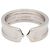 Anel Cartier C2 em ouro branco 18K Prata - vista 2