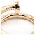 Anello Juste un Clou di Cartier in oro rosa 18K D'oro - vista 4