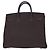 Hermès Hermes HAC Birkin Black Fjord con Hardware Palladium 28 Marrone - vista 2