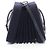 Borsa a Spalla Chanel Accordion Blu navy