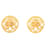 Orecchini Chanel Coco Mark Circle D'oro  - vista 1