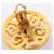 Orecchini Chanel Coco Mark Circle D'oro  - vista 6