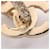 Orecchini Chanel Coco Mark Circle Bianco D'oro  - vista 4