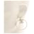 Orecchini Chanel Coco Mark Circle Bianco D'oro  - vista 5