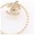 Orecchini Chanel Coco Mark Circle Bianco D'oro  - vista 7