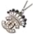 Collana Chanel Coco Mark Nero Argento Giallo  - vista 1