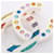 Spilla Chanel Coco Mark Bianco Multicolore - vista 6