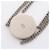 Bracciale Chanel Coco Medal Double Nero Argento  - vista 3