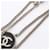 Bracciale Chanel Coco Medal Double Nero Argento  - vista 7