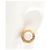 Orecchini a clip Chanel placcati oro con perla sintetica Bianco D'oro - vista 4
