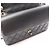 Borsa a Spalla Chanel Large Matelassé Double Flap Nero - vista 8