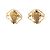 Orecchini a clip placcati oro Chanel Bianco D'oro - vista 2