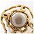 Orecchini a clip placcati oro Chanel Bianco D'oro - vista 7