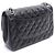 Timeless Borsa Chanel Large Matelassé Classic Double Flap Nero - vista 2