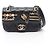 Borsa a Spalla Chanel Matelassé Clip Coco Nero