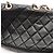 Timeless Borsa a tracolla Chanel Matelassé in pelle di agnello nera Nero - vista 10