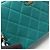 Borsa a mano Chanel Matelassé in pelle verde - vista 8