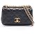 Borsa a Spalla Chanel Matelassé Mini Flap Chain Nero