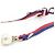 Gucci 527133 J2D53 Collana Bianco Rosso Blu - vista 4