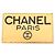 Spilla Logo Chanel placcata oro D'oro
